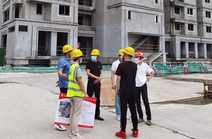 张世东先后前往公司杭州、苏州、无锡三地房建项目检查指导安全生产工作