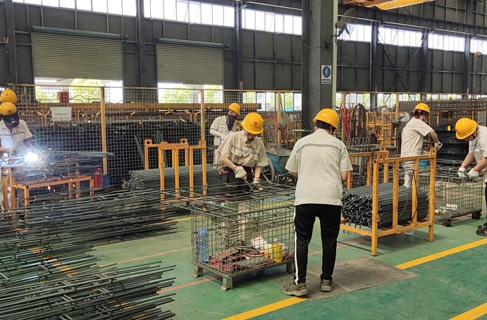 南昌市政建设集团一体化预制井盖生产工艺流程