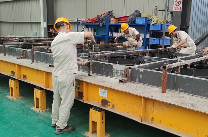 南昌市政建设集团一体化预制井盖生产工艺流程