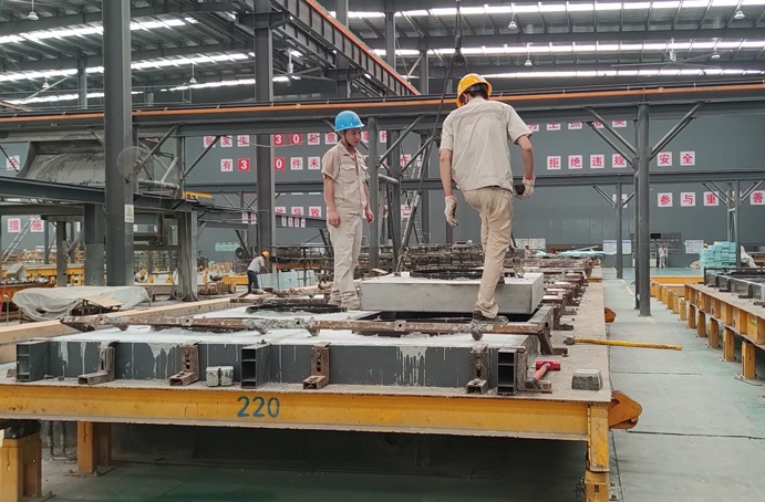 南昌市政建设集团一体化预制井盖生产工艺流程