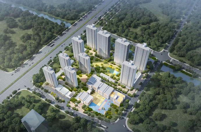 南昌市政建设集团杭政储出(2023)4号地块项目正式奠基开工
