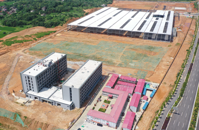  江西日报报道市政绿色建材科技产业园项目