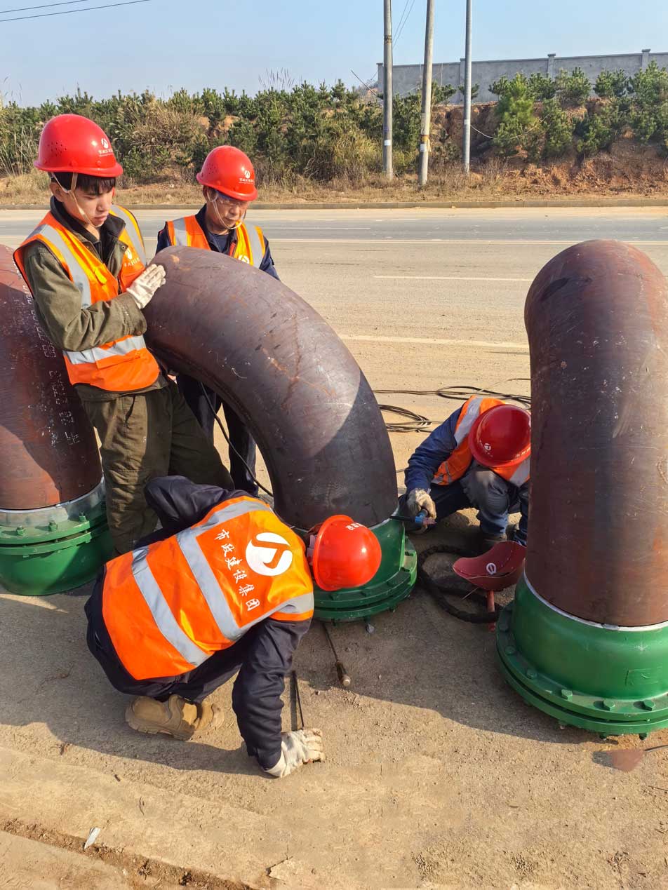 南昌市政建设集团承建的首条供热管网全线通汽