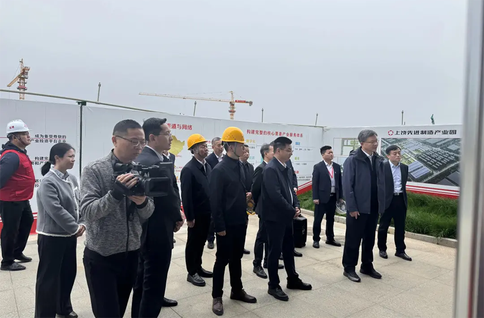 江西金控集团江尚文调研上饶先进制造产业园EPC项目进度与质量管控